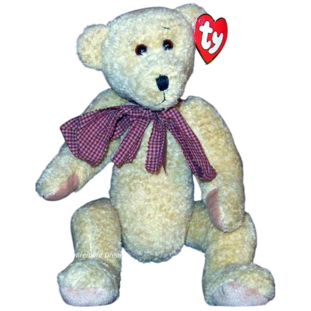 ELEANOR Jointed Bear NEW Golden Brown TY CLASSIC 19" 1996 RETIRED
